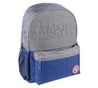 CERDÁ LIFE'S LITTLE MOMENTS - Mochila Escolar Instituto Capitan America de Color Azul - Mochila de 44 cm | Licencia Oficial Marvel Studios, Infantil (CRD-2100002928)