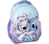 CERDÁ Mochila Escolar Stitch 32x15x42 cm Cierre cremallera Asa ajustable Resistente y duradera