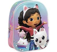 CERDÁ LIFE'S LITTLE MOMENTS Mochila Infantil 3D Gabby’s Dollhouse Niñas Diseño Colorido y Relieve Divertido | Mochila Escolar Gabby Gran Capacidad y Tiras Ajustables