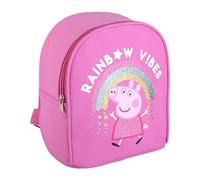 CERDÁ LIFE'S LITTLE MOMENTS Mochila Infantil de Tiempo Libre de Peppa Pig Estampada En Brillantina, Unisex niños, Multicolor, Talla única