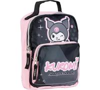 CERDÁ Mochila infantil Hello Kitty Kuromi rosa/negro 2 compart. 19x23x8 cm