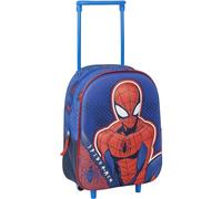 CERDÁ LIFE'S LITTLE MOMENTS Mochila Infantil Trolley 3D Spiderman, Unisex niños, Azul, Pequeña