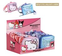 CERDÁ LIFE'S LITTLE MOMENTS Monedero Iridiscente Hello Kitty Kuromi - Monedero con diseño Brillante y temático, Ideal para niñas, Adolescentes y Fans de Sanrio