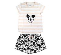 CERDÁ Pijama corto Minnie para mujer Rosa Licencia oficial Disney Talla M