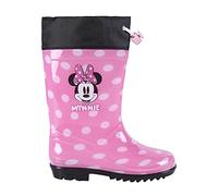 CERDÁ LIFE's LITTLE MOMENTS Niña con Stopper Regulador para Mayor Ajuste y Minimizar la Entrada Botas de Agua Minnie Mouse de Color Rosa-Licencia Oficial Disney Niñas, 29 EU 2300004878 T029-C70