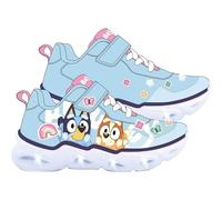 CERDÁ LIFE'S LITTLE MOMENTS Niños LED Suela Ligera EVA-Deportiva Luces Bluey Ajuste Cómodo, Light Blue, 28 EU