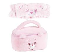 CERDÁ Life'S Little Moments Osos Amorosos- Set Beauty Turbante y Neceser para Cuidado del Cabello,Maquillaje y Viaje-Rosa