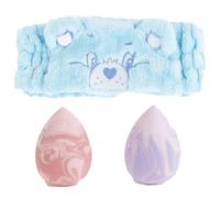 CERDÁ LIFE'S LITTLE MOMENTS Osos Amorosos Turbante Maquillaje con Esponja Beauty Blender Cuidado Facial-Azul