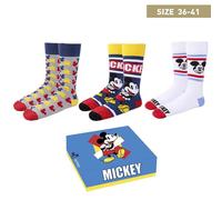 CERDÁ LIFE'S LITTLE MOMENTS Pack 3 Calcetines Algodón Mujer de Mickey - Licencia Oficial Disney