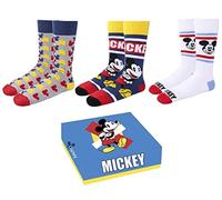 CERDÁ LIFE'S LITTLE MOMENTS Pack 3 Calcetines Algodón Mujer de Mickey-Licencia Oficial Disney, Multicolor, Estándar Unisex Adulto