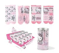 CERDÁ LIFE'S LITTLE MOMENTS Calcetines Pack 4 Piezas Hello Kitty – Cómodos 27-30 Unisex niños