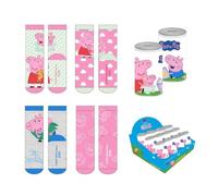 CERDÁ LIFE'S LITTLE MOMENTS Pack 4 Piezas Peppa Pig / Calcetines Cómodos, 27-30 Unisex niños