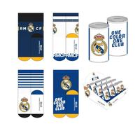 CERDÁ LIFE'S LITTLE MOMENTS Pack 4 Piezas Real Madrid Niños - Calcetines Oficiales Infantiles, Diseño Exclusivo, Multicolor, 31-34 cm