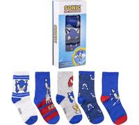 CERDÁ LIFE'S LITTLE MOMENTS - Pack 5 Calcetines Sonic, Licencia Oficial, Tejido Transpirable y Cómodo - Niños y Adolescentes Unisex
