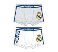 CERDÁ LIFE'S LITTLE MOMENTS Pack Boxer Single Jersey 2 Piezas Real Madrid para Niños - Ropa Interior Oficial Infantil,Diseño Exclusivo, 6-7 años