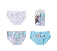 CERDÁ LIFE'S LITTLE MOMENTS Pack Braguitas 3 Piezas Frozen - Ropa Interior Niña Algodón Suave y Transpirable, Braguitas Disney Ajustables y Cómodas, 6-8 Años
