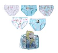 CERDÁ LIFE'S LITTLE MOMENTS Pack Braguitas Neceser Frozen - Ropa Interior Niña Algodón Suave y Transpirable, Braguitas Disney Ajustables y Cómodas, 6-8 Años