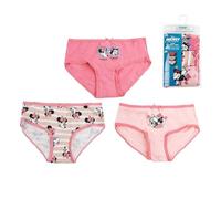 CERDÁ LIFE'S LITTLE MOMENTS - Pack Braguitas Single Jersey - 3 Piezas - Minnie - 100% Algodón - Braguitas Cómodas - Estampado de Sus Personajes Favoritos - Producto Original