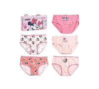 CERDÁ LIFE'S LITTLE MOMENTS - Pack Braguitas Single Jersey - 5 Piezas - Minnie - 100% Algodón - Braguitas Cómodas - Estampado de Sus Personajes Favoritos - Producto Original