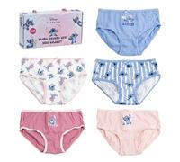 CERDÁ Life'S Little Moments - Pack Braguitas Single Jersey - 5 Piezas - Stitch - 100% Algodón - Braguitas Cómodas - Estampado de Sus Personajes Favoritos - Producto Original