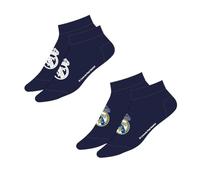 Calcetines Cortos REAL MADRID 3459 Talla 35/38 Azul Oscuro, Pack x2