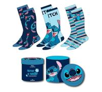 CERDÁ LIFE'S LITTLE MOMENTS Pack Calcetines 3 Piezas Stitch Calcetines Unisex adulto