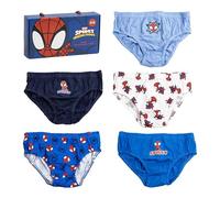 CERDÁ LIFE'S LITTLE MOMENTS - Pack Calzoncillos Single Jersey - 5 Piezas - Spidey - 100% Algodón - Calzoncillos Cómodos - Estampado de Sus Personajes Favoritos - Producto Original