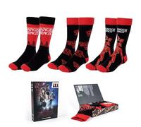 CERDÁ LIFE'S LITTLE MOMENTS Pack de 3 Calcetines Diseño Stranger Things Talla 38-45 Cómodos y Suaves - Pack Calcetines 3 Piezas Stranger Things con Estilo Único y Licencia Oficial