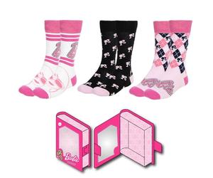 CerdÁ life's little moments pack de 3 calcetines infantiles barbie ta