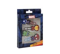 CERDÁ LIFE'S LITTLE MOMENTS - Pack de 4 Clips de The Avengers | Un Regalo Original de Papeleria para Fans Licencia Oficial - Marvel