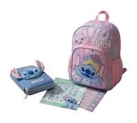 CERDÁ LIFE'S LITTLE MOMENTS Pack Escolar Stitch con Mochila de 45 cm, Plumier y Pegatinas, Ideal para la Vuelta al Cole