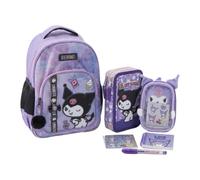 CERDÁ LIFE'S LITTLE MOMENTS Pack Escolar Vuelta al Cole Hello Kitty - Mochila Infantil + Plumier con Accesorios + Set de Papelería