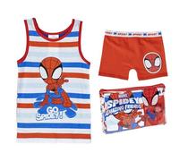 CERDÁ LIFE'S LITTLE MOMENTS Pack Pijama Corto de Tirantes y Neceser de Spidey Juego, Azul, Blanco y Rojo, 5 años para Niños