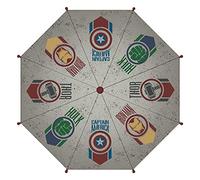CERDÁ LIFE'S LITTLE MOMENTS- Paraguas Automático Niño Avengers - Licencia Oficial Marvel, Dibujos Animados, Color Gris, Talla única (2400000620)