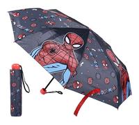 CERDÁ LIFE'S LITTLE MOMENTS - Paraguas Plegable Niño de Spiderman - Apertura Manual con Mecanismo Antiviento y Proteccion en las Varillas para Mayor Seguridad - Licencia Oficial Marvel