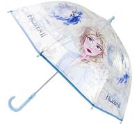 CERDÁ LIFE'S LITTLE MOMENTS - Paraguas Transparente de Frozen 2 | Apertura Manual, Compuesto por 8 Varillas y con Tubo Metálico de Alta Resistencia - Licencia Oficial Disney