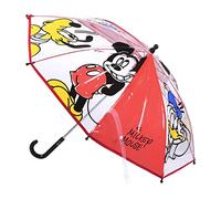CERDÁ LIFE'S LITTLE MOMENTS - Paraguas Transparente Niño de Mickey Mouse - Apertura Manual con Mecanismo Antiviento - Licencia Oficial Disney, único, 2400000648