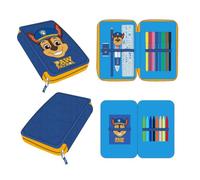 CERDÁ Life'S Little Moments Paw Patrol - Estuche para niños con 2 Compartimentos con Cremallera Rellenos de papelería para Escuela, Arte y Viajes
