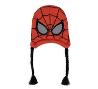 CERDÁ Gorro peruano Spiderman con orejeras – suave y calentito, Talla única unisex niños