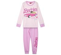 CERDÁ LIFE'S LITTLE MOMENTS | Pijama Barbie Largo Single Jersey Fleece Conjunto Suave y Confortabl - Pijama Diseño Exclusivo Barbie, Ideal para Fanáticos