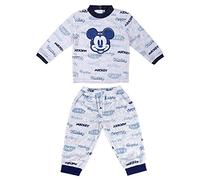 CERDÁ LIFE'S LITTLE MOMENTS - Pijama Bebe Niño de Mickey Mouse - Pijama de Invierno Velour [ 80% Algodón, 20% Polyester] - Licencia Oficial Disney
