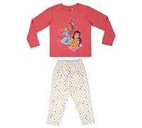 CERDÁ LIFE'S LITTLE MOMENTS Chica de Princesas [Ariel, La Cenicienta y Bella ] -Pijama de Invierno 100% Algodón-Licencia Oficial Disney, Beige, 6 años para Niñas