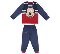 CERDÁ LIFE'S LITTLE MOMENTS Chico de Mickey Mouse-Pijama de Invierno 100% Algodón-Licencia Oficial Disney, Azul, Regular para Niños