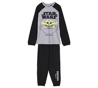 CERDÁ LIFE'S LITTLE MOMENTS Pijama Chico Invierno The Child 100% de Algodón con Camiseta Manga Pantalon Largo-Licencia Oficial Star Wars Juego, Gris, Talla única para Niños