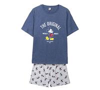 CERDÁ Life'S Little Moments - Pijama de Hombre de Mickey Mouse | Pijama de Algodon 100% de 2 Piezas [ Camiseta + Pantalon Pijama Hombre ] - Licencia Oficial Disney