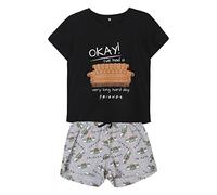 CERDÁ LIFE'S LITTLE MOMENTS - Pijama de Mujer de Friends | Pijama de Algodon 100% de 2 Piezas [ Camiseta + Pantalon Pijama Mujer ] - Licencia Oficial NBC