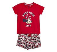 CERDÁ LIFE'S LITTLE MOMENTS - Pijama de Niña de Minnie Mouse | Pijama de Algodon 100% de 2 Piezas [ Camiseta + Pantalon Pijama Niña ] - Licencia Oficial Disney