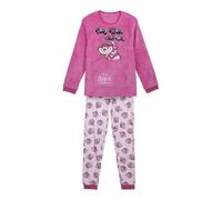 CERDÁ LIFE'S LITTLE MOMENTS Pijama Largo Coral Fleece de Alicia en el País de Las Maravillas Conjunto Suave Juego, Rosa, L para Mujer