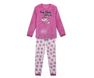 CERDÁ Life'S Little Moments | Pijama Largo Coral Fleece de Alicia en el País de Las Maravillas Conjunto Suave y Confortable, Pijama Diseño Exclusivo Disney