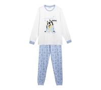 CERDÁ LIFE'S LITTLE MOMENTS | Pijama Largo Single Jersey Fleece de Bluey Conjunto Suave y Confortable - Pijama Bluey Diseño Exclusivo, Ideal para Fanáticos de Bluey